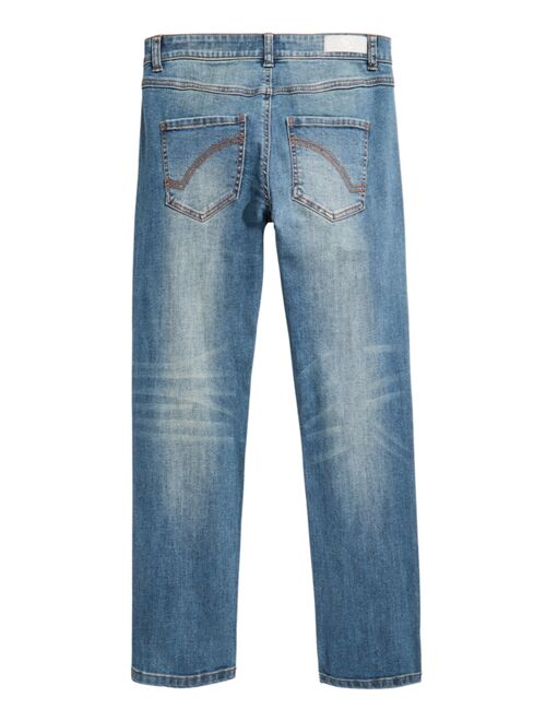Ring of Fire Big Boys Chase Stretch Moto Jeans, Created for Macy's