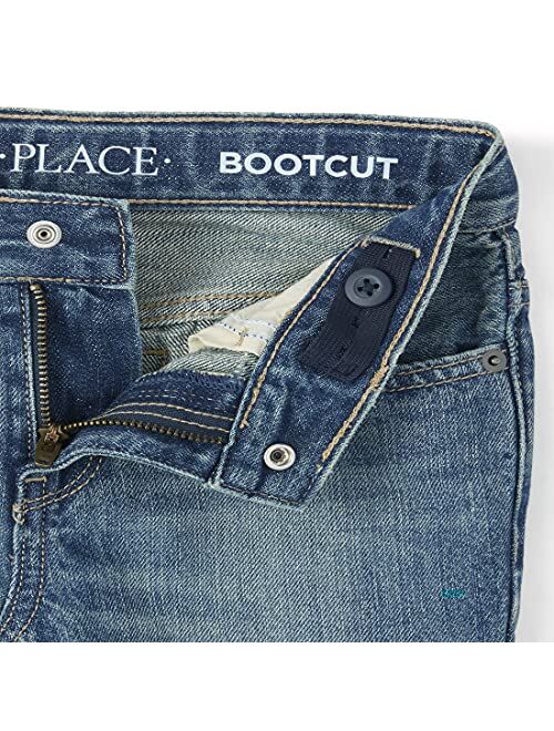 The Children's Place boys Basic Bootcut Jeans, Pierce Wash, 4