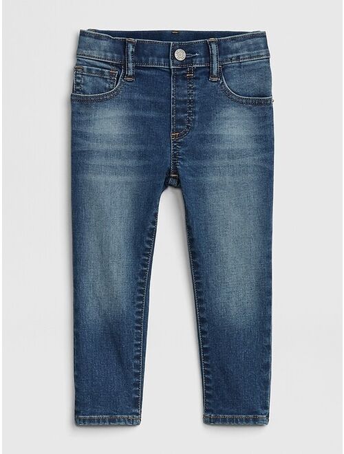 GAP Toddler Elasticized Pull-On Slim Taper Jeans with Washwell™