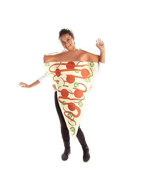 Pizza Slice & Beer Bottle Couples Halloween Costume - Funny Food Bodysuits