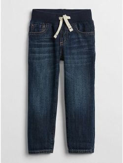 Toddler Pull-On Slim Jeans with Washwell™