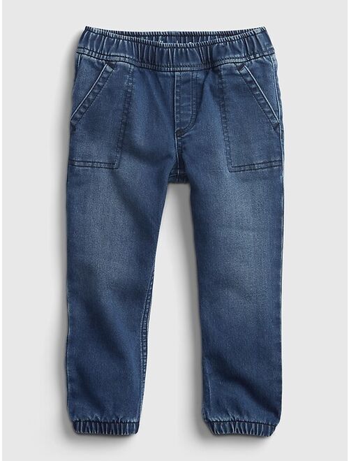 GAP Toddler Everyday Denim Joggers with Washwell™