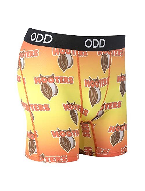 Odd Sox Men's Novelty Boxer Brief, Hooters Sunburst, Funny Graphic Print Underwear
