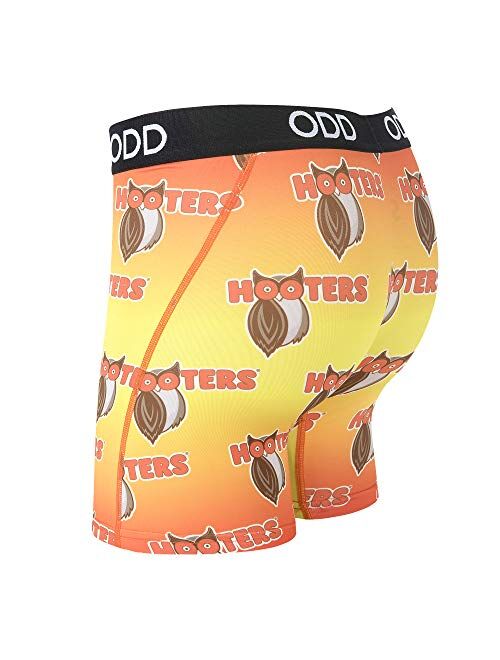 Odd Sox Men's Novelty Boxer Brief, Hooters Sunburst, Funny Graphic Print Underwear