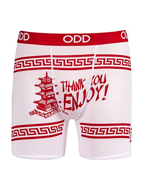 Odd Sox Men's Funny Underwear Boxer Briefs, Top Ramen Noodle Soup Flavors, Novelty Print