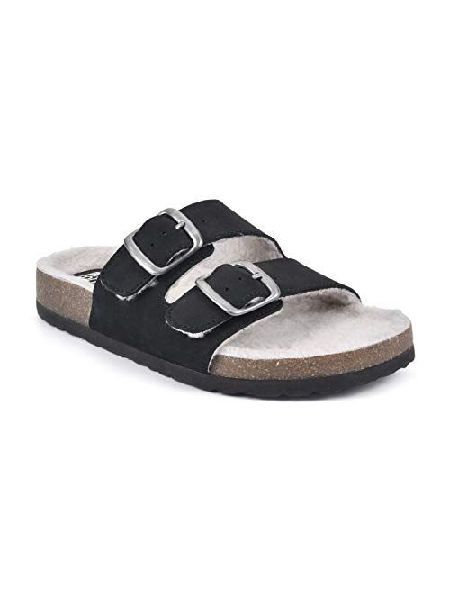 White Mountain Shoes Helga Leather Footbeds Sandal