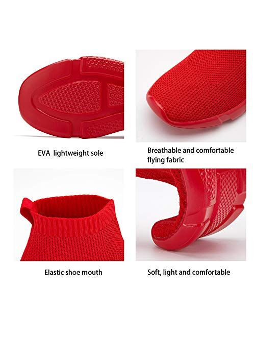 VAMJAM Men's Socks Sneakers Slip On Lightweight Breathable Comfortable Fashion Walking Shoes