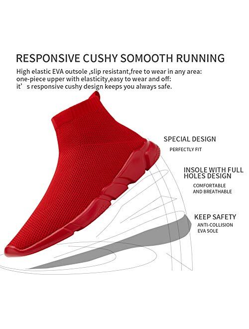 VAMJAM Men's Socks Sneakers Slip On Lightweight Breathable Comfortable Fashion Walking Shoes