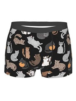 Shorthaired Cat Funny Man's Boxer Briefs Graphic Men Underwear Short Leg