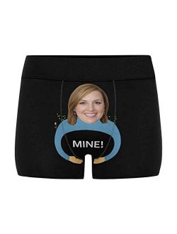 Personalized Mens Boxer Briefs, Face on Novelty Shorts Underpants for Boyfriend Husband Mine