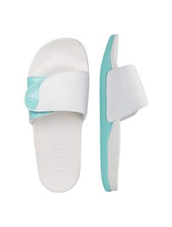 Womens Slides Sandals,Adjustable Comfort Cloudfoam Slippers Open Toe Indoor Outdoor Shoes