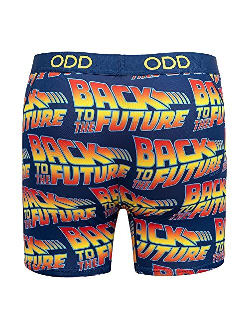 Odd Sox, Back To The Future, Men's Underwear Boxer Brief , Funny Graphic Prints