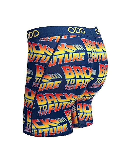 Odd Sox, Back To The Future, Men's Underwear Boxer Brief , Funny Graphic Prints