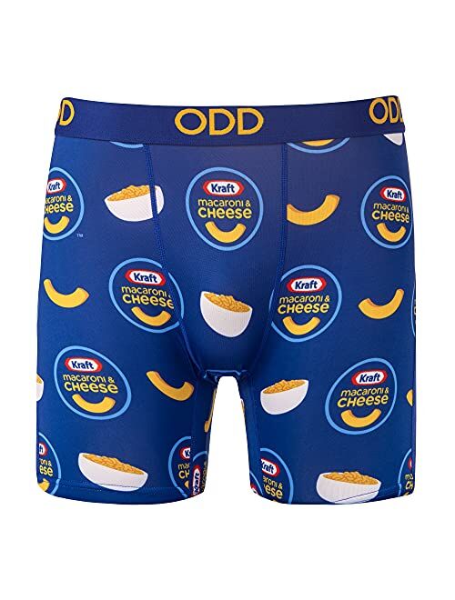 Odd Sox Men's Novelty Underwear Boxer Briefs Junk Food, Pizza, Mac & Cheese Styles