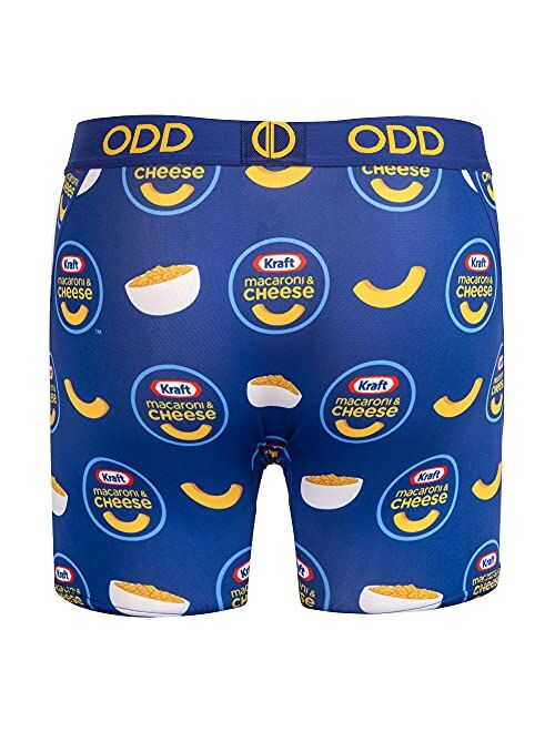 Odd Sox Men's Novelty Underwear Boxer Briefs Junk Food, Pizza, Mac & Cheese Styles
