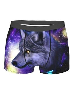 Antkondnm Wolves Funny Boxer Briefs Print Underwear for Men Custom