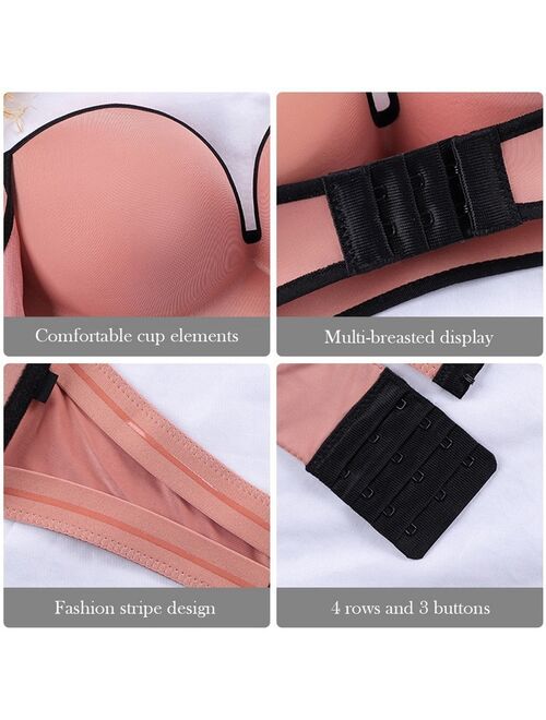 2021 New Women Invisible Bra Front Closure Bras Sexy Push Up Bra Underwear Sexy Lingerie For Female Brassiere Strapless Seamless