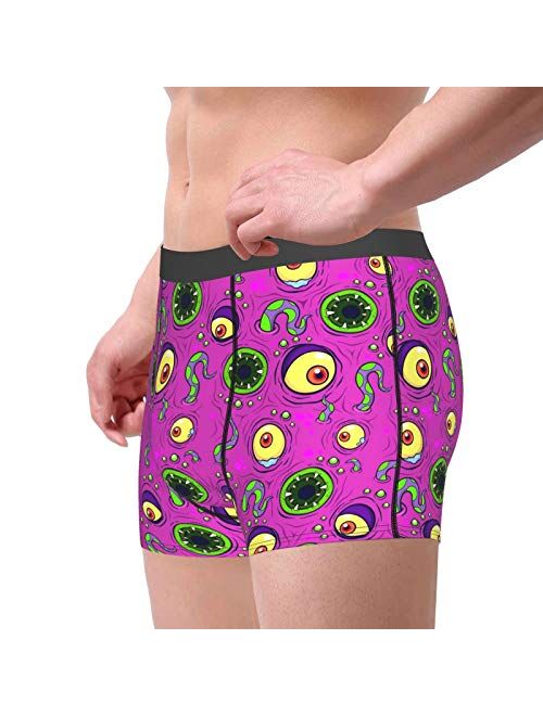 Antkondnm Monster Funny Boxer Briefs Print Underwear for Men Custom