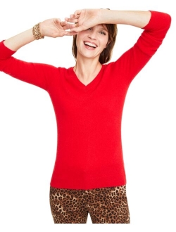 V-Neck Cashmere Sweater, In Regular and Petites, Created for Macy's