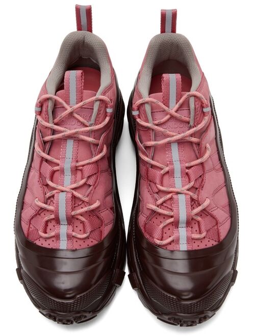 Burberry SSENSE Exclusive Pink Arthur Sneakers