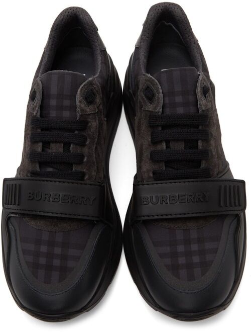 Burberry Grey Vintage Check Sneakers