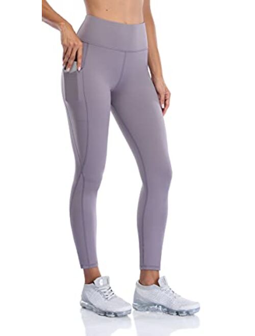 ATTRACO Thermal Fleece Lined Leggings Women High Waisted Winter Yoga Pants with Pockets