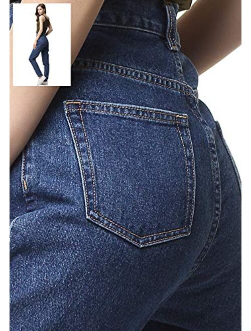 Ruisin Classic High Waist Jeans for Women Vintage Boyfriend Mom Jeans Denim Pants