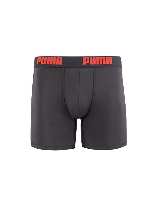 PUMA Men's 3 Pack Performance Boxer Briefs