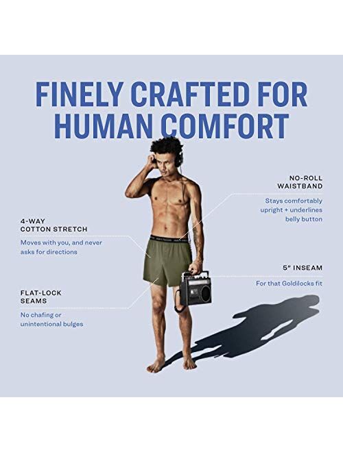 Pair of Thieves Men's 4 Pack Boxer Briefs - Everyday Kit Multipack Underwear