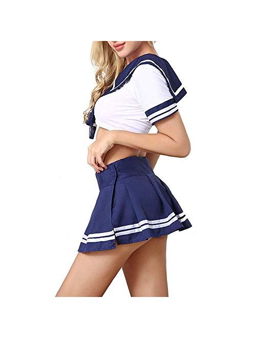 School Girl Outfit Lingerie Sexy Schoolgirl Costume Kawaii Anime Cosplay Lingerie Naughty Japanese Uniform Stockings