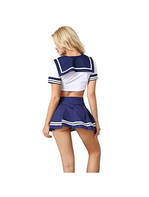 School Girl Outfit Lingerie Sexy Schoolgirl Costume Kawaii Anime Cosplay Lingerie Naughty Japanese Uniform Stockings