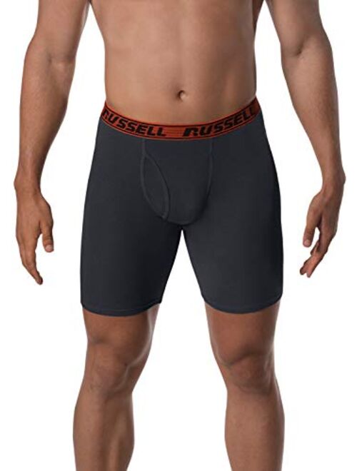 Russell Athletic Men's All Day Comfort Long Leg Boxer Briefs (5 Pack)