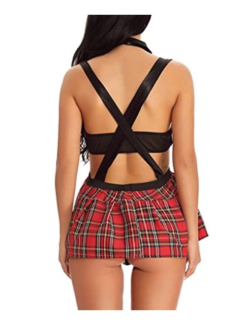 SFBBCLOZ Schoolgirl Outfit Lingerie for Women Student Uniform Cosplay Costume