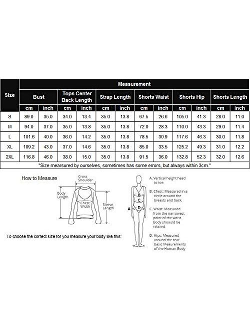 Ekouaer Women Sleepwear Satin Pajama Set Cami Shorts Nightwear 2 Pieces pjs S-XXL