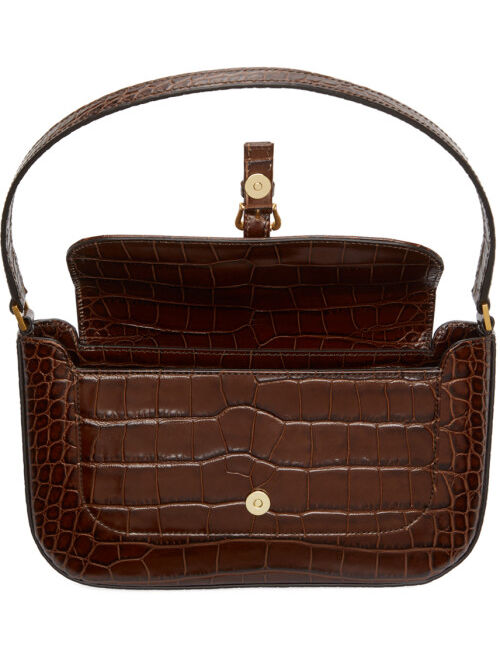 Brown Croc Miranda Bag