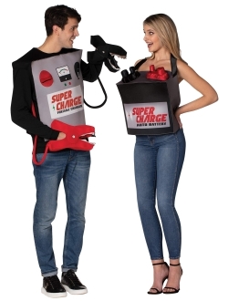 Rasta Imposta Battery Jumper Cables Couples Costume