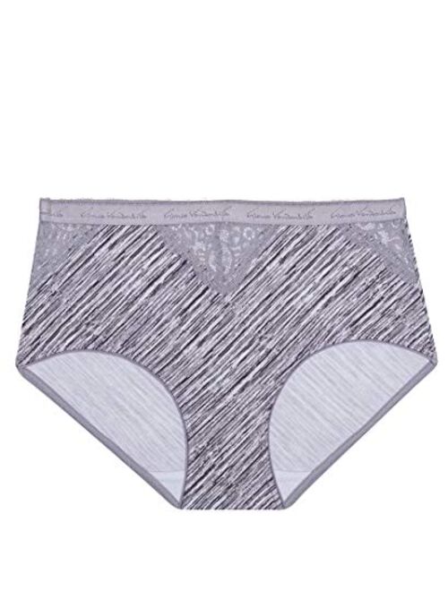 GLORIA VANDERBILT Womens Cotton Tagless Underwear Panties