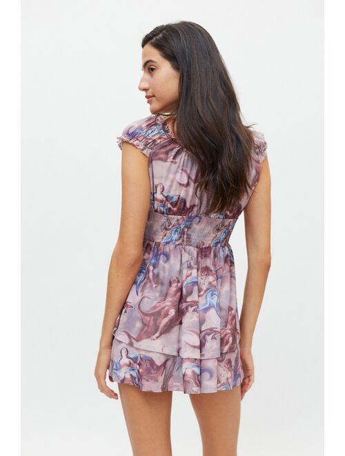 Urban outfitters UO Rosie Mesh Romper