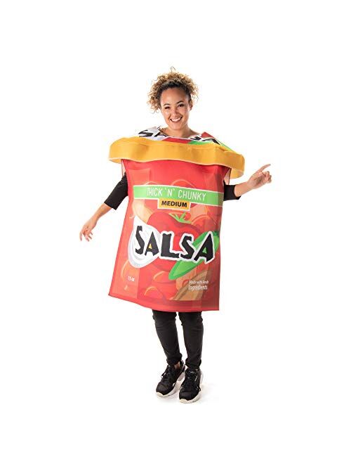 Hauntlook Tortilla Chips & Salsa Jar Couples Costume - Cute Funny Food Halloween Outfits