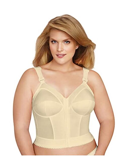 Exquisite Form FULLY Classic Support Slimming Full-Coverage Longline Posture Bra, Front Closure, Wire-Free #5107530