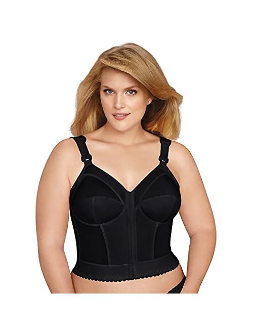 Exquisite Form FULLY Classic Support Slimming Full-Coverage Longline Posture Bra, Front Closure, Wire-Free #5107530
