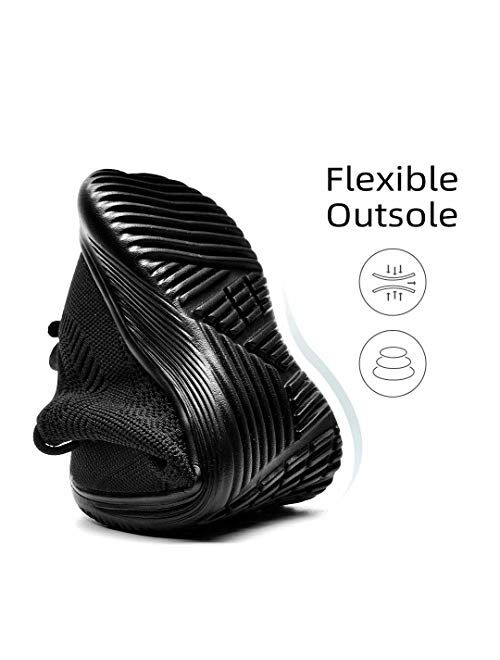 Lamincoa Men's Tennis Sneakers Slip On Lightweight Athletic Fashion Casual Breathable Shoes for Walking Running Gym Jogging Fitness