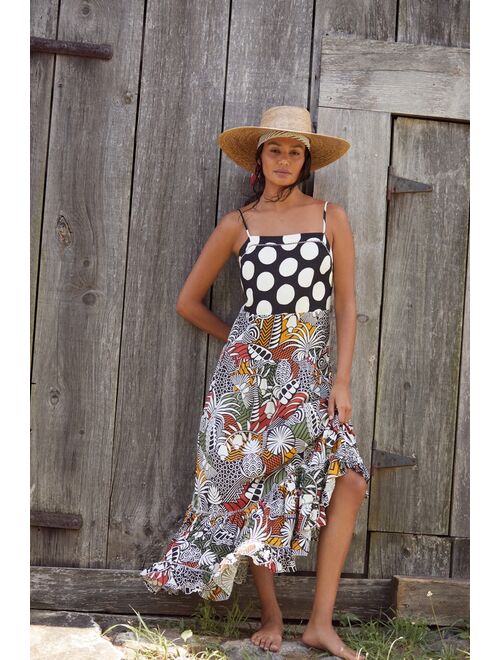 Farm Rio Tiered Cover-Up Maxi Dress