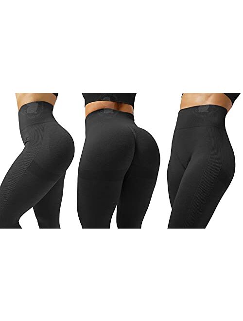YEOREO Scrunch Butt Lift Leggings for Women Workout Yoga Pants Ruched Booty High Waist Seamless Leggings Compression Tights