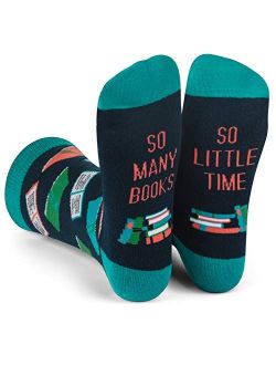 Funny Nerd Socks - Gift For Teachers, Students, Book Lovers, Math, Science Geeks