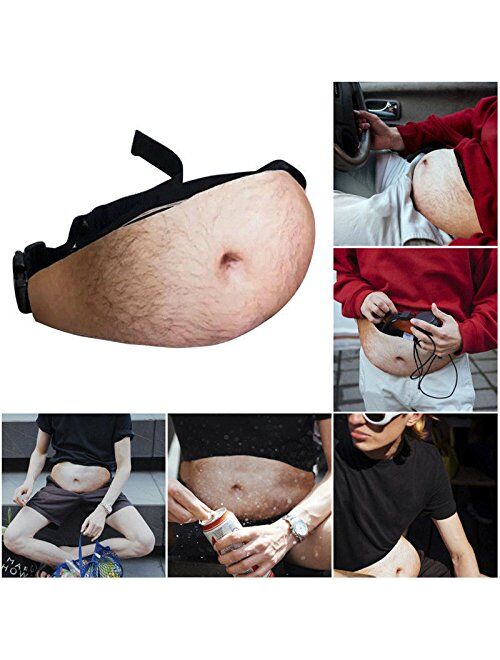VORCOOL Unisex Belly Waist Bags Fanny Packs Money Pocket Purse Anti-Theft Secure Traveling Bag Casual Sport Waist Pack Holder for Outdoor Activities