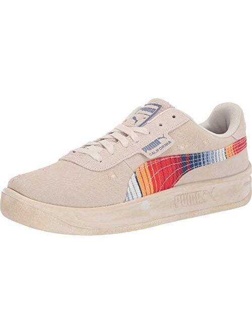 PUMA Mens California Vintage Lace Up Sneakers Shoes Casual - Beige