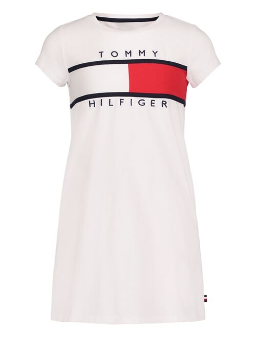 Tommy Hilfiger Big Girls Pieced Flag T-shirt Dress