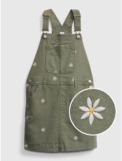 Kids Embroidered Floral Skirtall