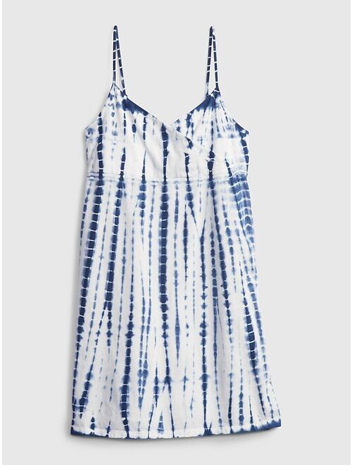 GAP Teen 100% Organic Cotton Tie-Dye Cami Dress